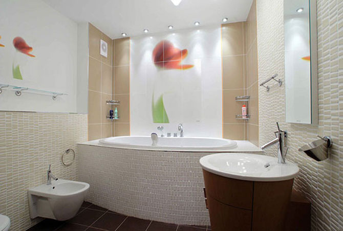 фото перестенки в ванной комнате дизайн