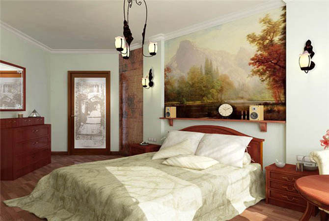 дизайн-проект 3-комнатной квартиры в стиле романтизм